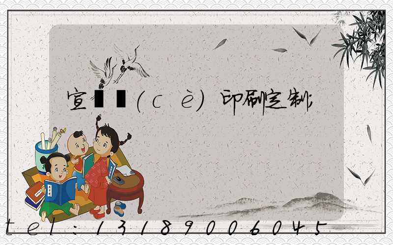宣傳冊(cè)印刷定制