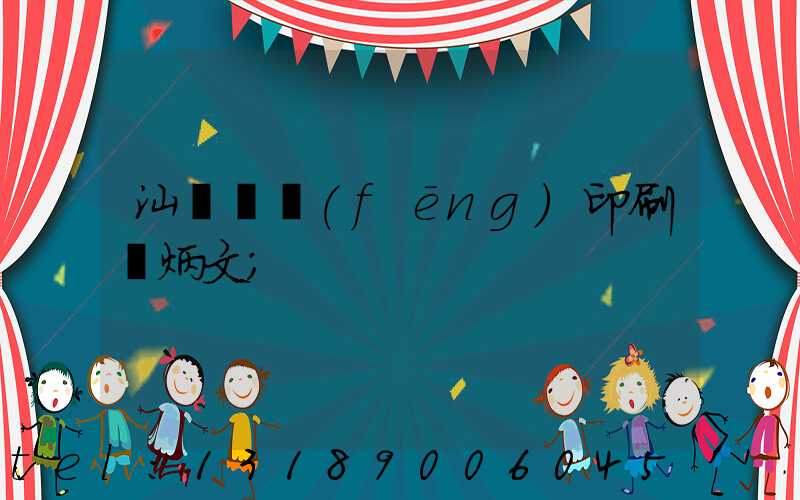汕頭東風(fēng)印刷黃炳文